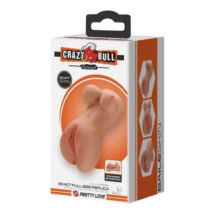 Crazy Bull Hannah Realistic Looking Male Stroker Realistic Butts And Vaginas