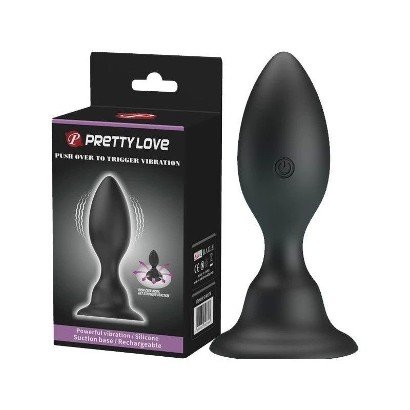 Pretty Love Push Over To Trigger Vibrating Anal Plug Butt Plugs