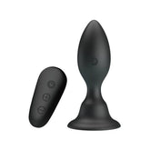 Mr Play High Quality Remote Control Vibrating Anal Plug Black Butt Plugs