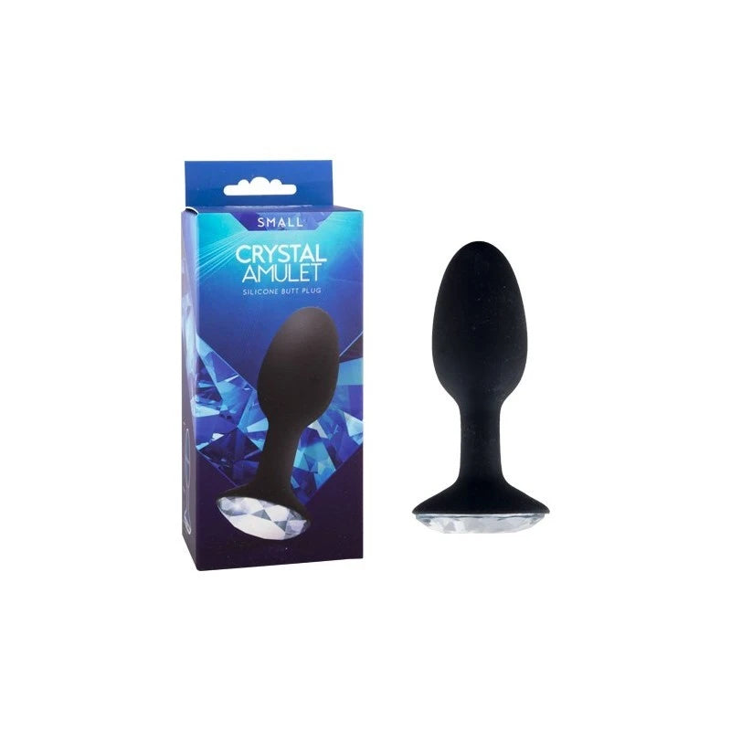 Seven Creations Crystal Amulet Silicone Butt Plug Small Butt Plugs