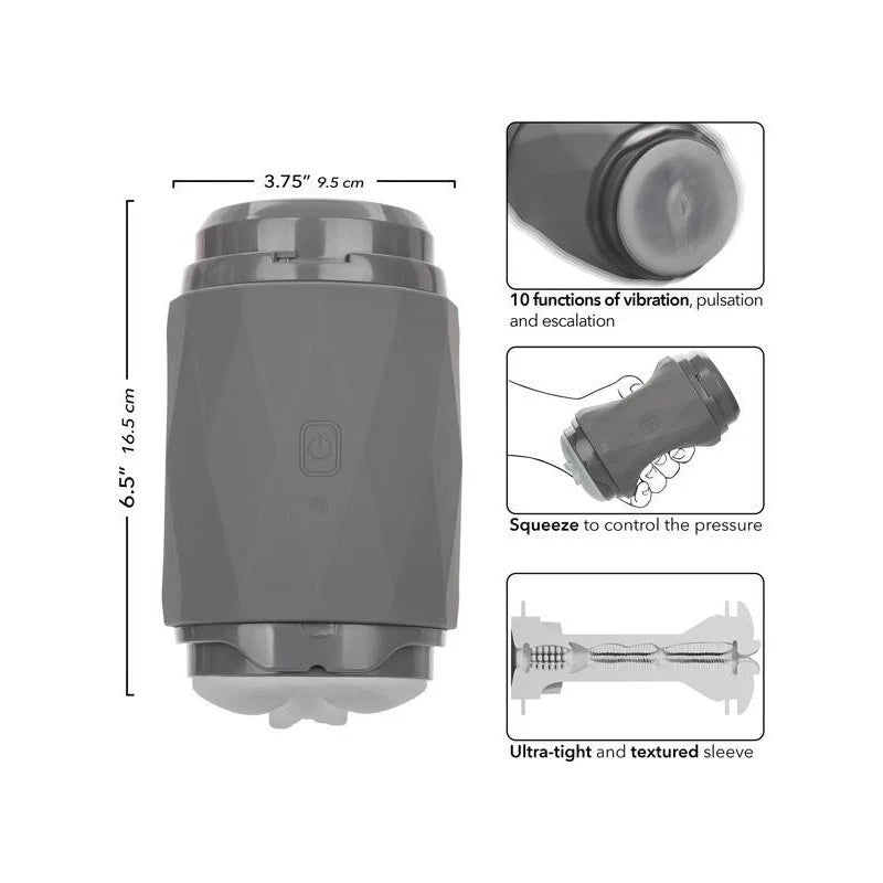 California Exotics Milk Master Vibro Squeeze Pussy Stroker Masturbators and Strokers