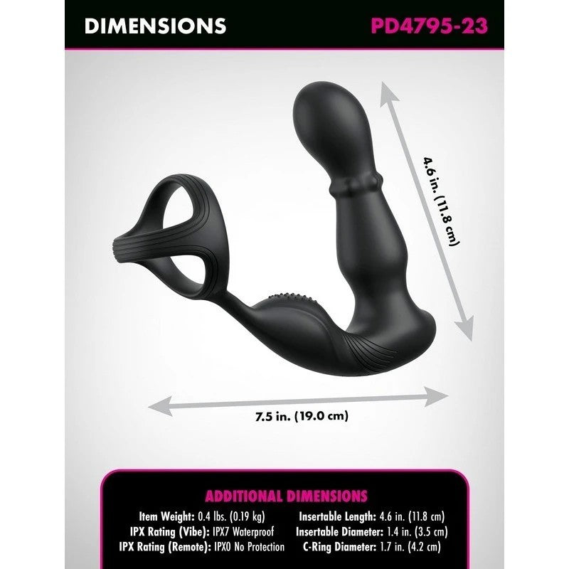Anal Fantasy Elite Ass Gasm Slide & Glide Prostate Vibrator Prostate Toys