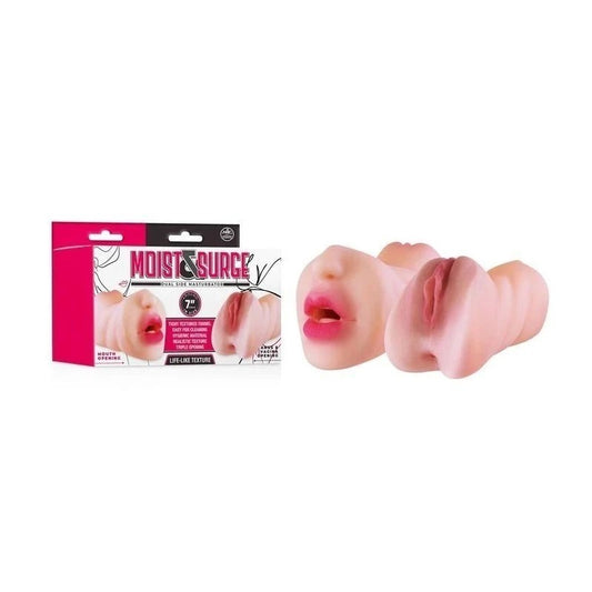 Excellent Power Moist and Surge Double Ended Mens Masturbator Flesh - Realistic Butts And Vaginas