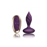 Rocks Off Petite Sensations Desire Remote Control Butt Plug Purple Butt Plugs