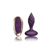 Rocks Off Petite Sensations Desire Remote Control Butt Plug Purple Butt Plugs