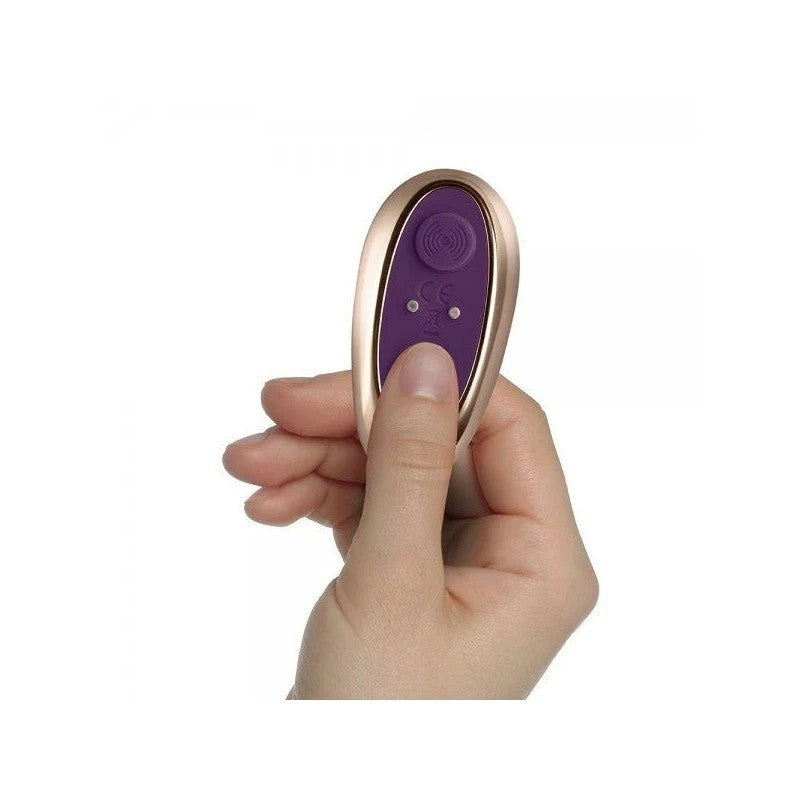 Rocks Off Petite Sensations Desire Remote Control Butt Plug Purple Butt Plugs