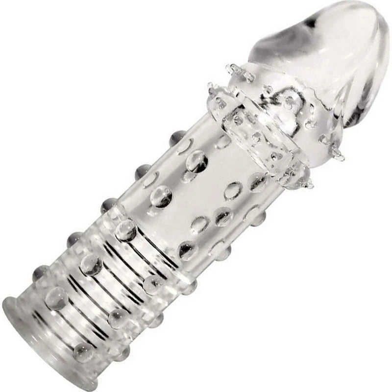 Adam and Eve Adams Penis Extension Sleeve Clear Penis Sleeves and Extenders