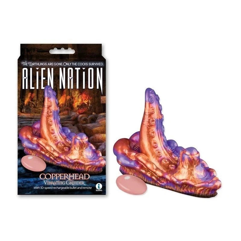 Icon Brands Alien Nation Copperhead Vibrating Grinder Pad Vibrating Dildos
