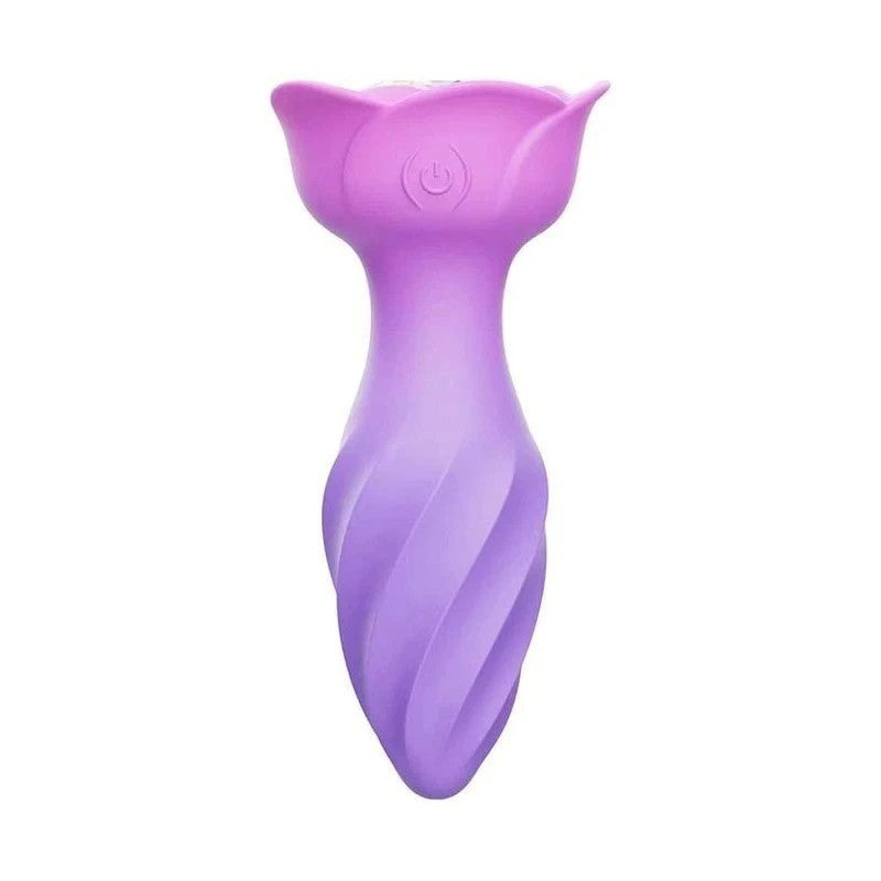 Adam & Eve Rotating & Vibrating ROSE Anal PLUG Pink Butt Plugs