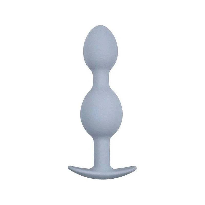Adam & Eve VIBRA-BALL TRIO Weighted Anal Training Set Grey Butt Plugs