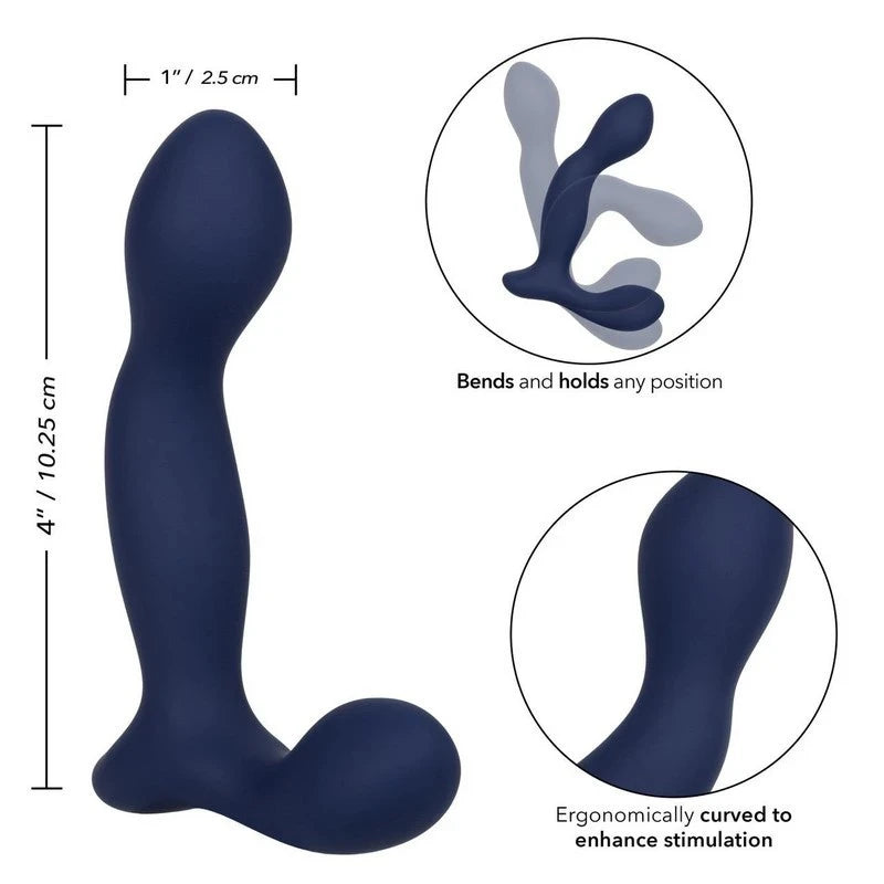 California Exotics Viceroy Expert Silicone Prostate Probe Prostate Sex Toys