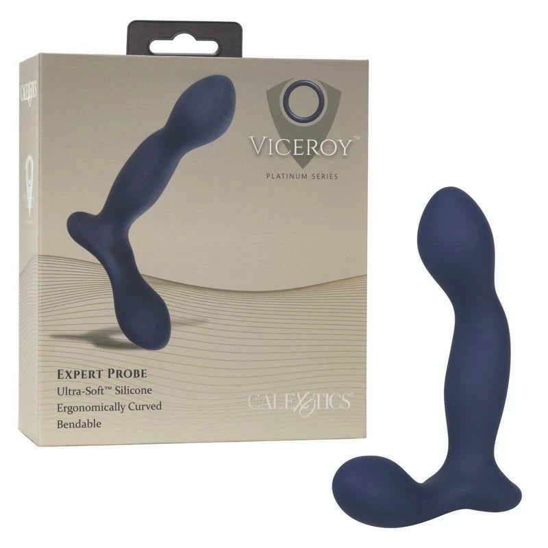 California Exotics Viceroy Expert Silicone Prostate Probe Prostate Sex Toys