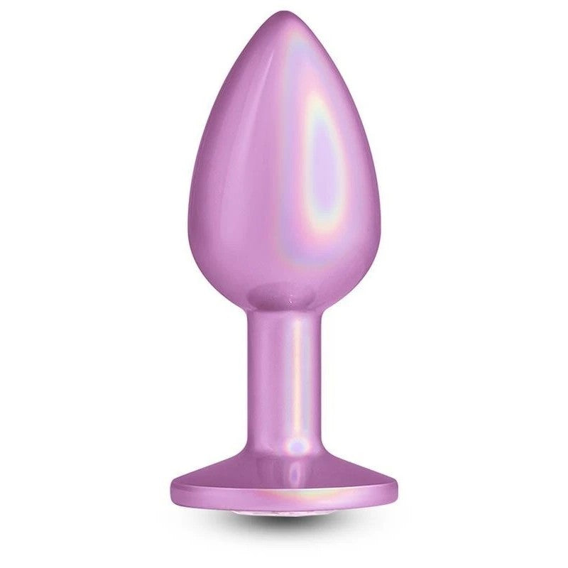 NS Novelties Rear Assets Iridescent Pink Butt Plug Butt Plugs