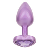 California Exotics Jewel Amethyst Heart Shape Butt Plug Butt Plugs