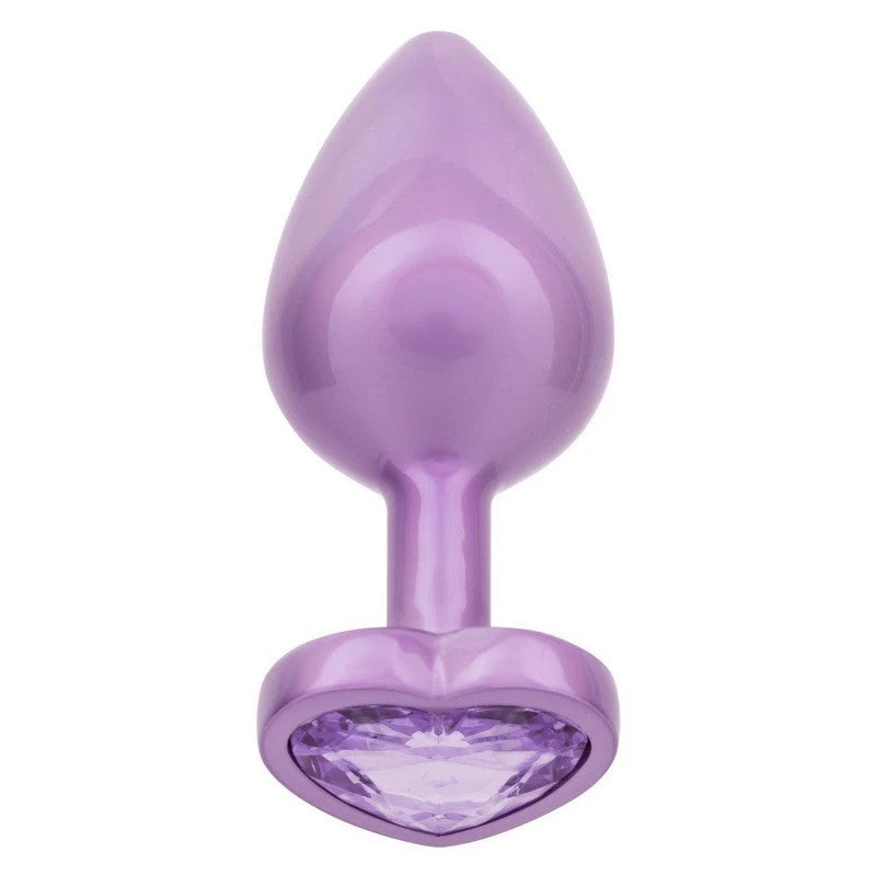 California Exotics Jewel Amethyst Heart Shape Butt Plug Butt Plugs