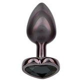 California Exotics Jewel Black Diamond Heart Shape Anal Plug Butt Plugs