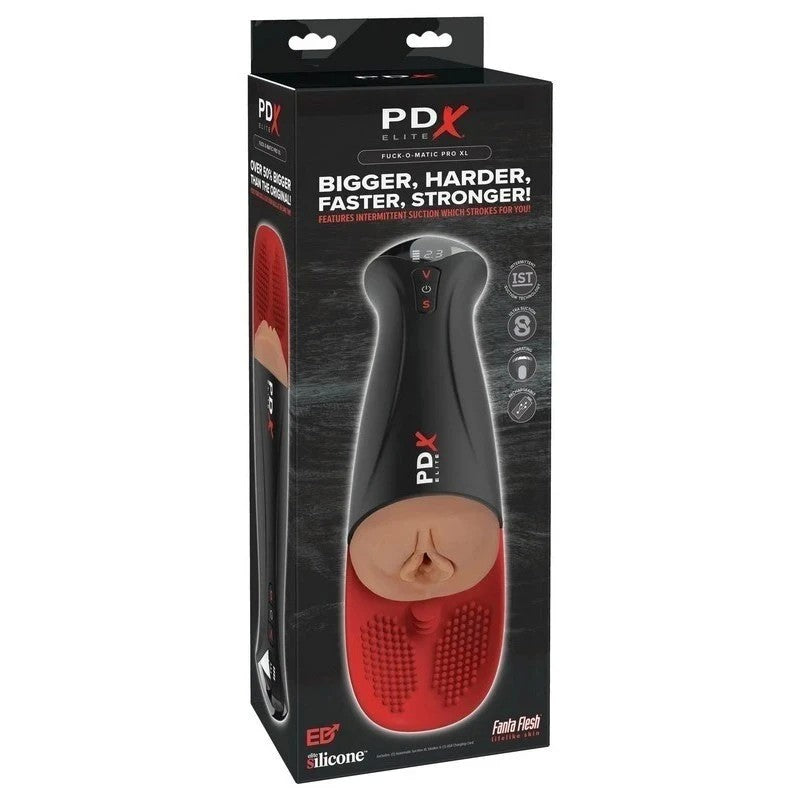 PDX Elite Fuck-O-Matic Pro XL Realistic Male Masturbator Masturbators and Strokers