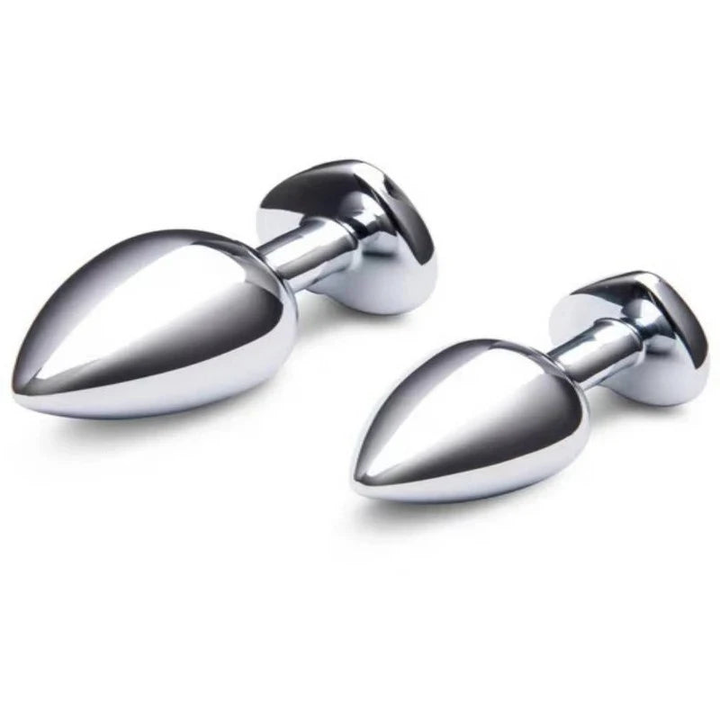 b-Vibe Jewel Metal Butt Plug Training Set Butt Plugs