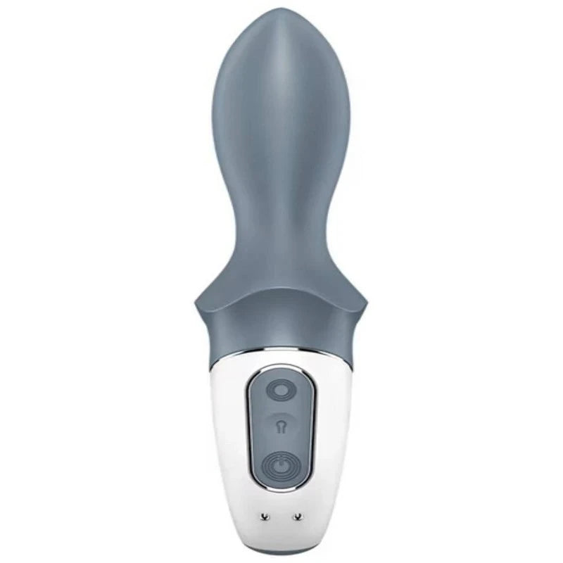 Satisfyer Air Pump Booty 1 Inflatable Anal Vibrator Grey Anal Vibrators