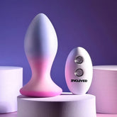 Evolved PARADISE Rechargeable Butt Plug Pink/Purple Butt Plugs