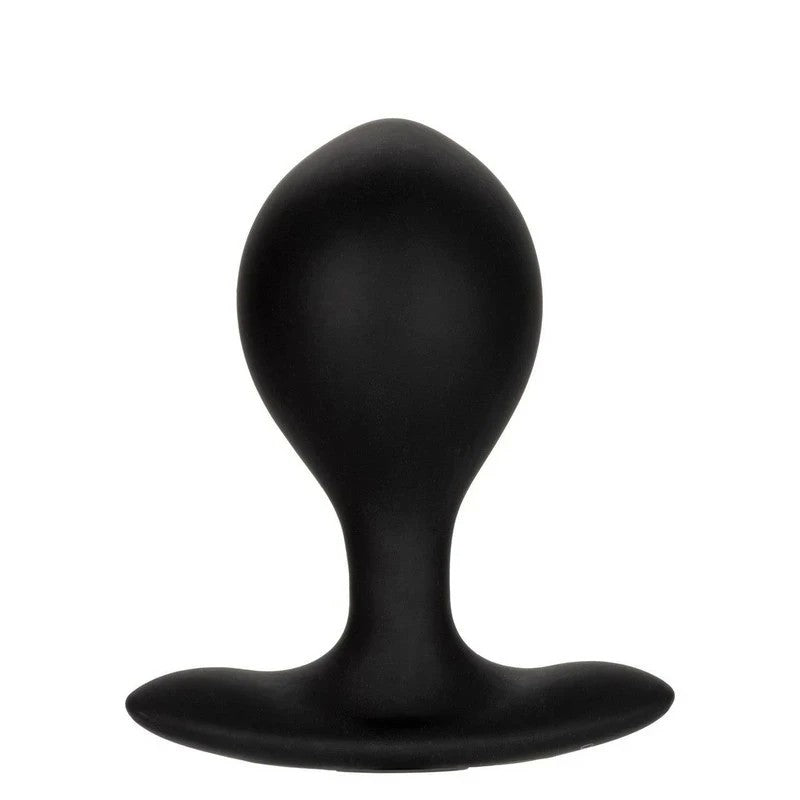 California Exotics Weighted Inflatable Butt Plug Black Butt Plugs