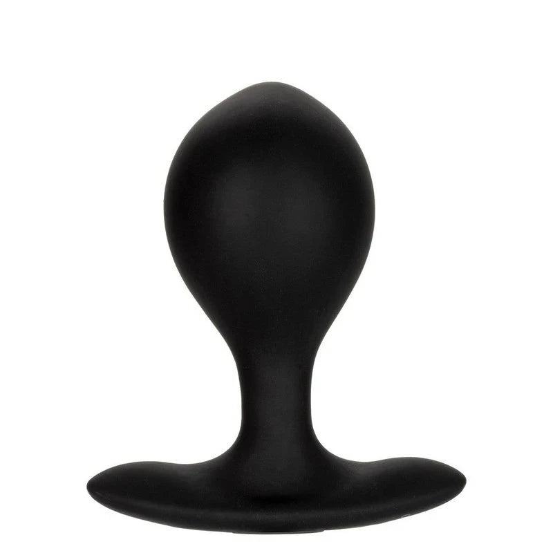 California Exotics Weighted Inflatable Butt Plug Black Butt Plugs