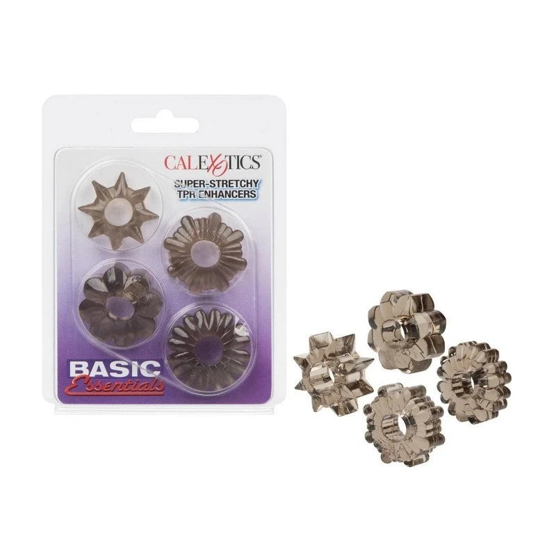 California Exotics Basic Essentials Super Stretchy Cock Ring Stretchy Cock Rings