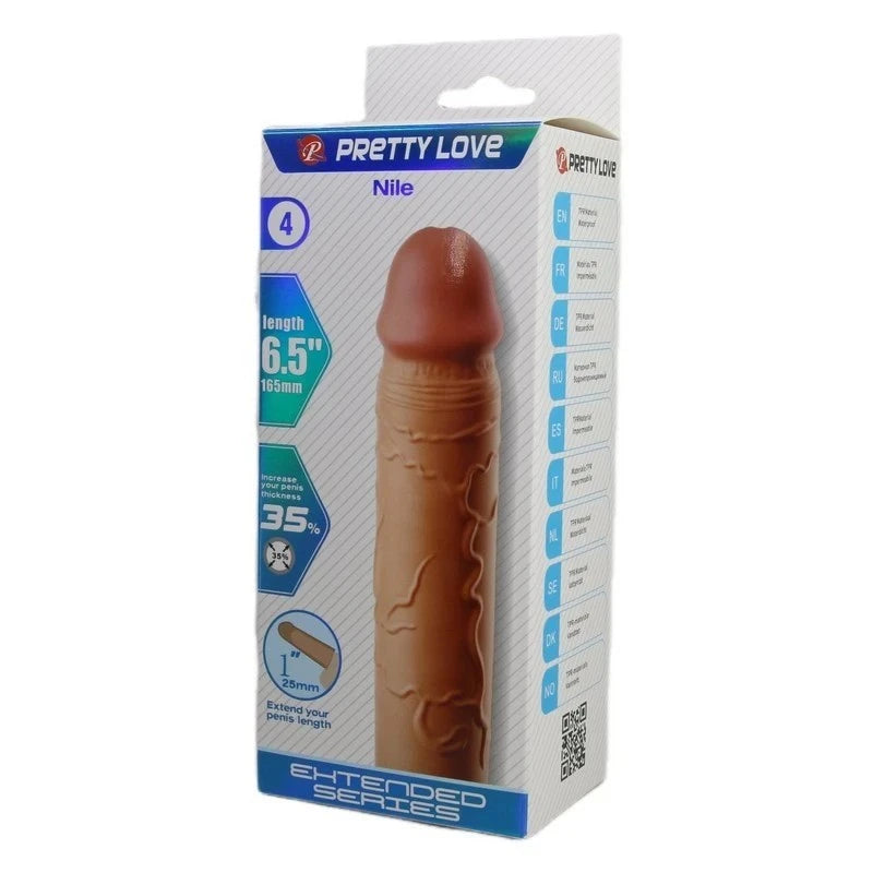 Pretty Love Nile 6.5 Inch Erection Enhancer Penis Sleeve Penis Sleeves and Extenders