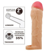 Pretty Love Hani 7.1 Inch Cock Sleeve and Penis Sheath