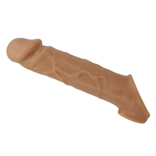 Pretty Love Lionel Liquid Silicone Penis Sleeve Flesh - Penis Sleeves and Extenders