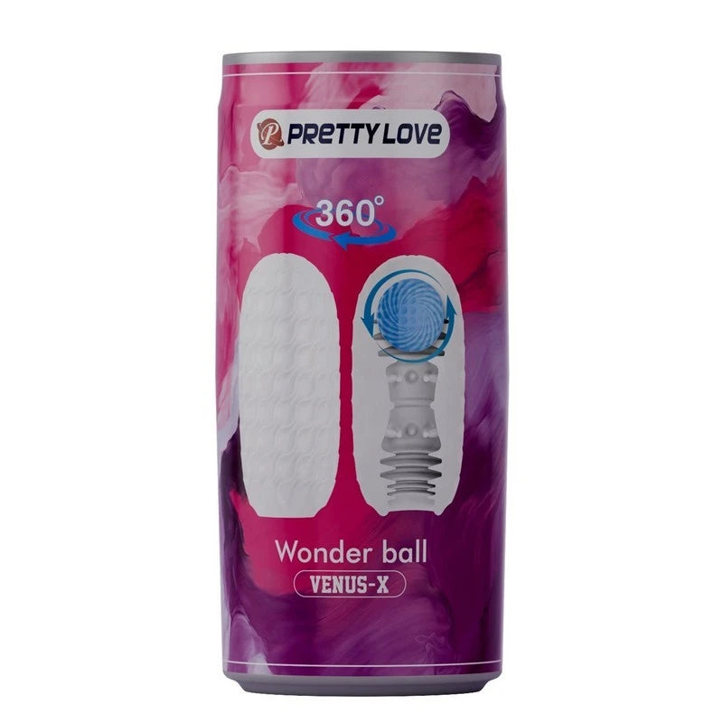 Pretty Love Venus-X Wonder Ball Male Masturbator Clear Masturbators and Strokers