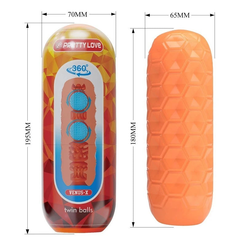 Pretty Love Venus-X Twin Balls Male Masturbator Masturbators and Strokers