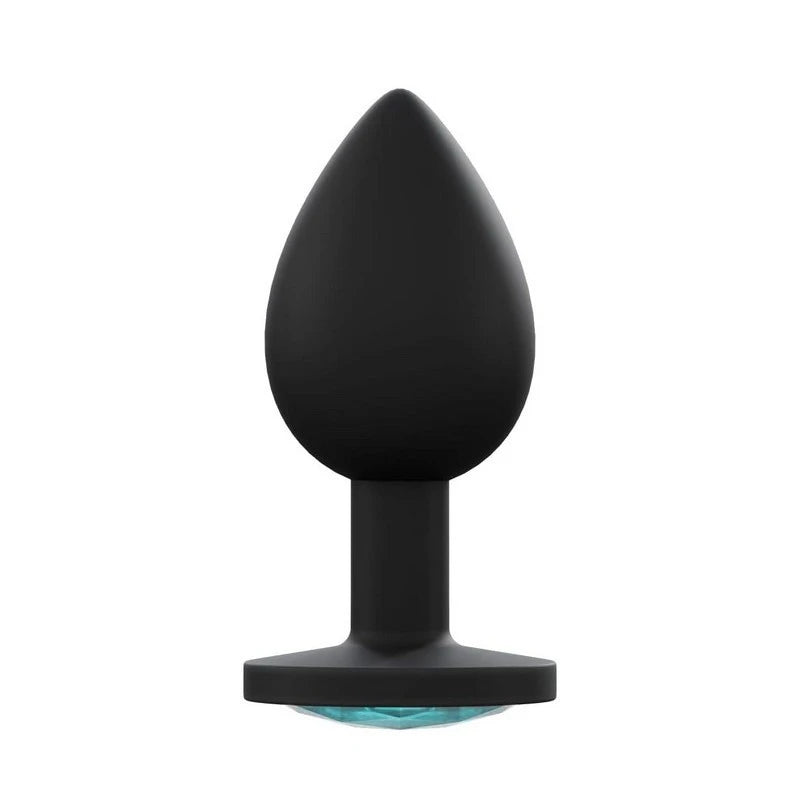 Love In Leather Premium Silicone Anal Plug Black Butt Plugs