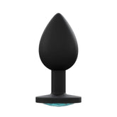Love In Leather Premium Silicone Anal Plug Black Butt Plugs