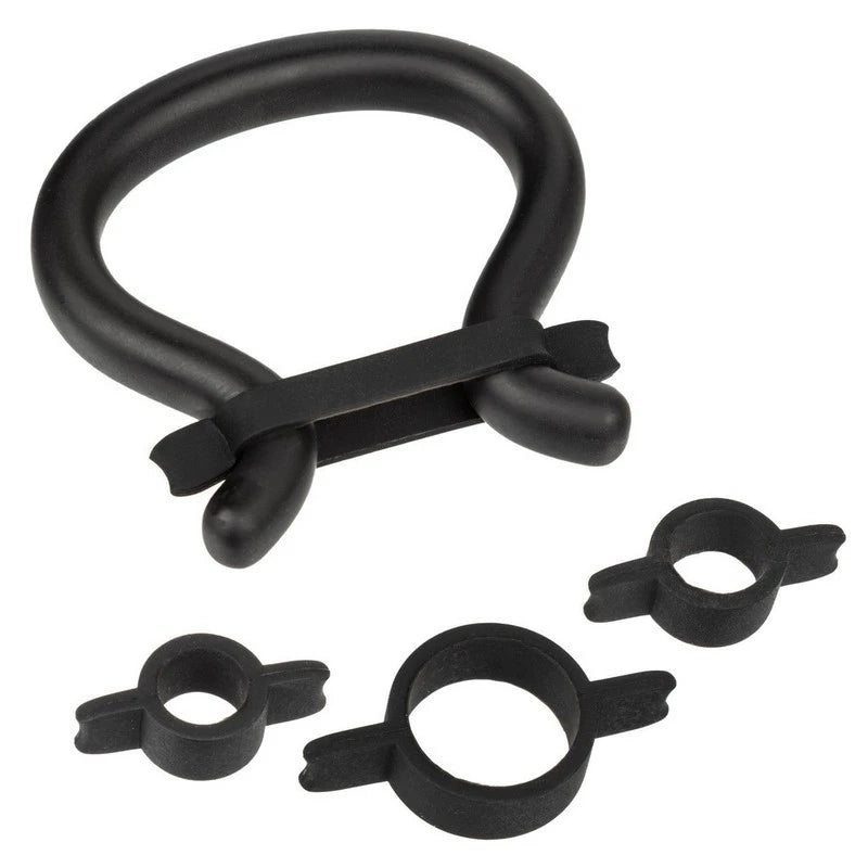 California Exotics Peak Prolong Cock Band Kit Black Cock Ring Sets