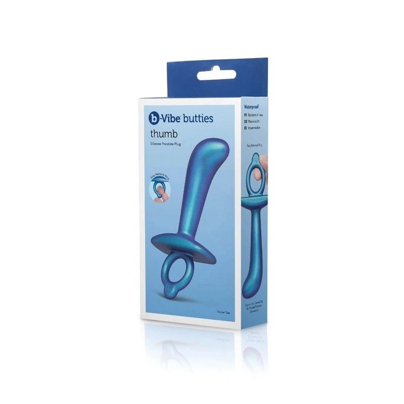 B-Vibe Butties Thumb Silicone Prostate Plug Butt Plugs