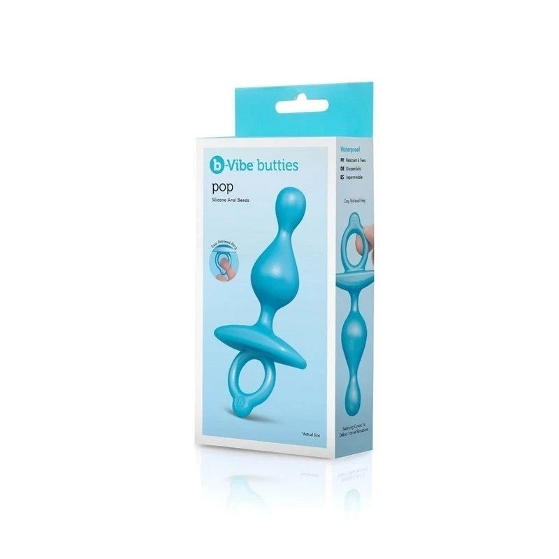 B-Vibe Butties Pop Beaded Silicone Butt Plug Butt Plugs