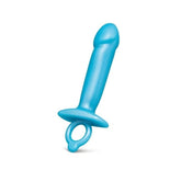 B-Vibe Butties Lil Dil Silicone Anal Dildo Blue Anal Dildos