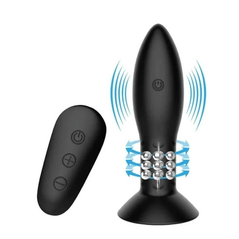 Mr Play Remote Control Rotation Beads Anal Plug Default Title Butt Plugs