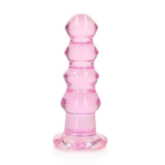 Realrock Crystal Clear 5.5 Inch Curvy Dildo/Plug - Anal Dildos