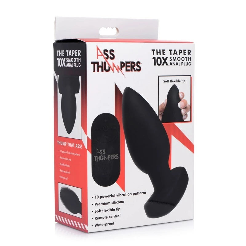 XR Brands Ass Thumpers The Taper Vibrating Butt Plug Butt Plugs