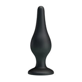 Party Up JEFFREY 14 cm Silicone Butt Plug Black Butt Plugs