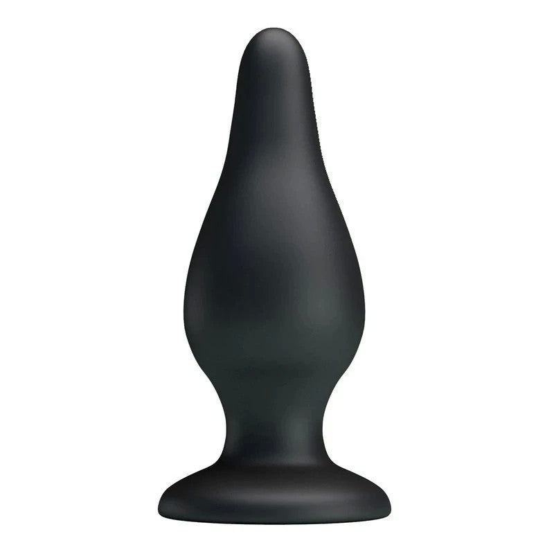 Party Up JEREMY Waterproof Silicone Butt Plug Black Butt Plugs