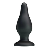 Party Up JEREMY Waterproof Silicone Butt Plug Black Butt Plugs