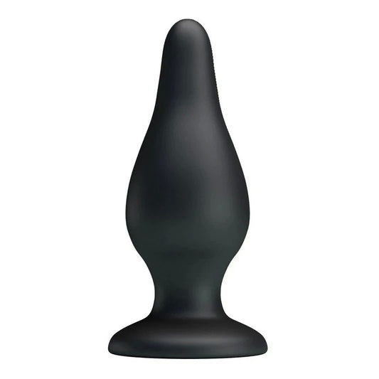 Party Up JEREMY Waterproof Silicone Butt Plug Black Butt Plugs
