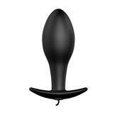 Party Up JASON Vibrating Butt Plug with Remote Black Butt Plugs