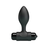 Party Up KEN Silicone Vibrating Butt Plug Black Butt Plugs