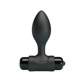 Party Up KEN Silicone Vibrating Butt Plug Black Butt Plugs