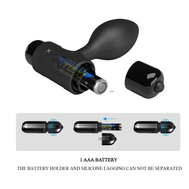 Party Up KEN Silicone Vibrating Butt Plug Butt Plugs