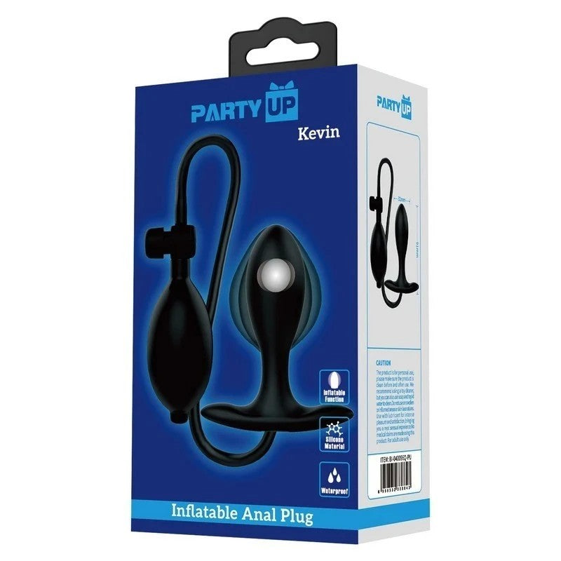 Party Up KEVIN Silicone Inflatable Butt Plug Butt Plugs